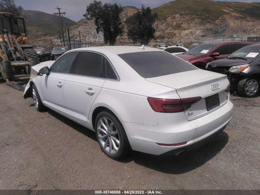 2017 AUDI A4 PROGRESSIV - WAUBNAF40HN017743