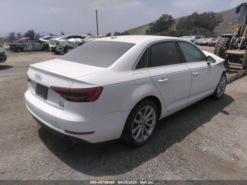 2017 AUDI A4 PROGRESSIV - WAUBNAF40HN017743