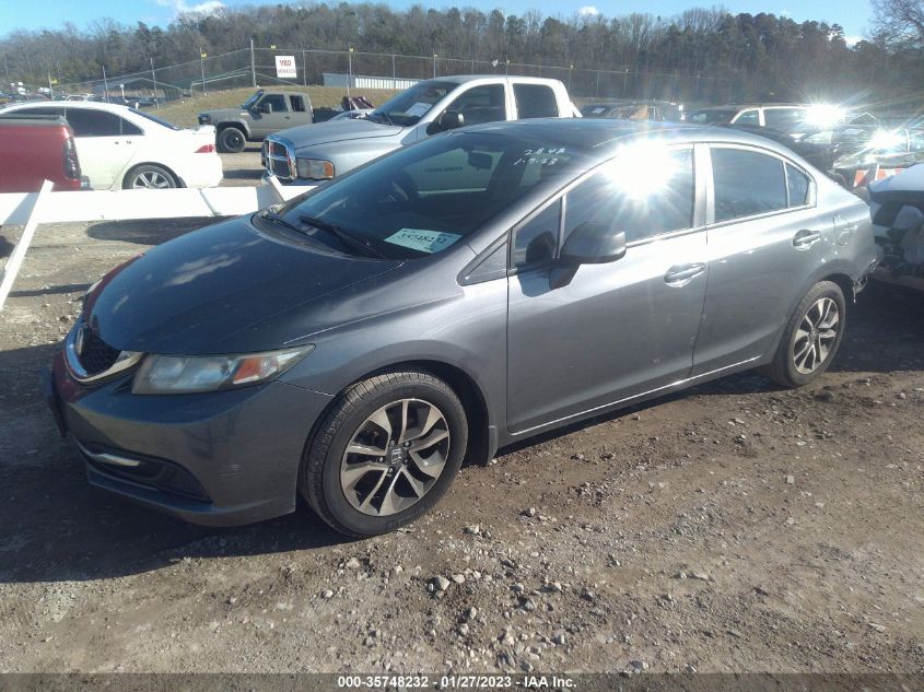 2013 HONDA CIVIC SDN EX 19XFB2F80DE022848