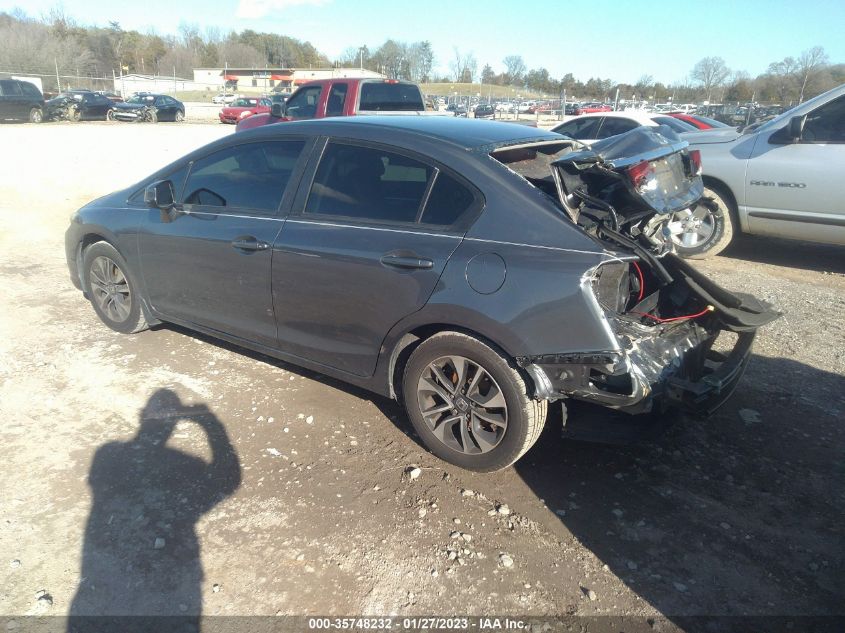 2013 HONDA CIVIC SDN EX 19XFB2F80DE022848