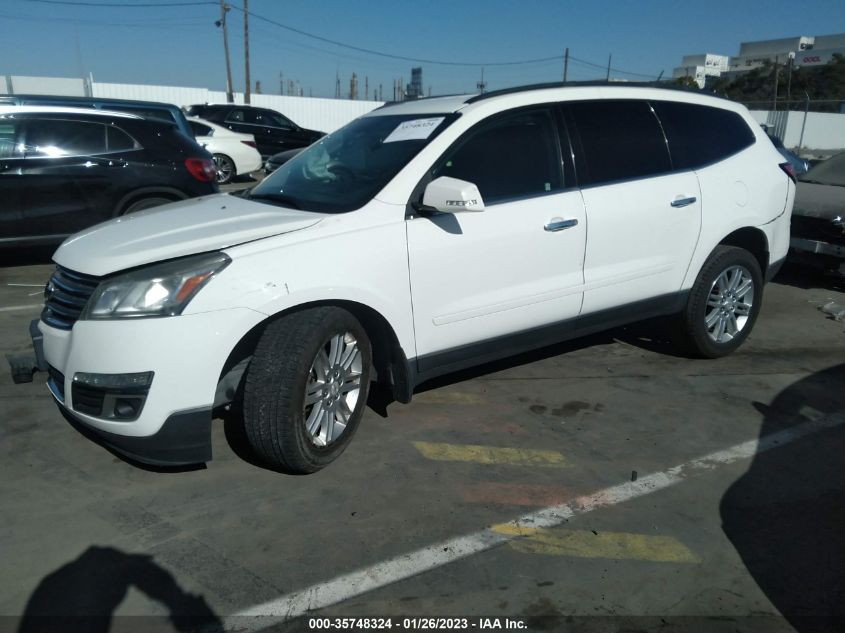 2015 CHEVROLET TRAVERSE LT - 1GNKRGKD5FJ246673