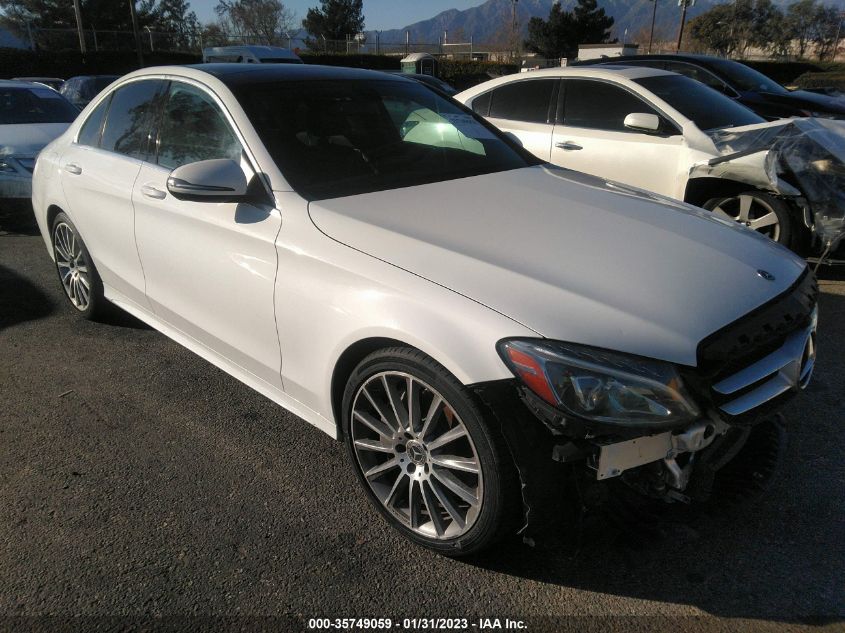 VIN 55SWF4JB2JU247733 2018 MERCEDES-BENZ C-CLASS no.1