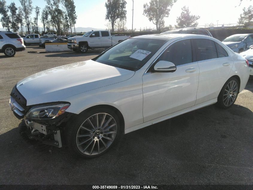 VIN 55SWF4JB2JU247733 2018 MERCEDES-BENZ C-CLASS no.2