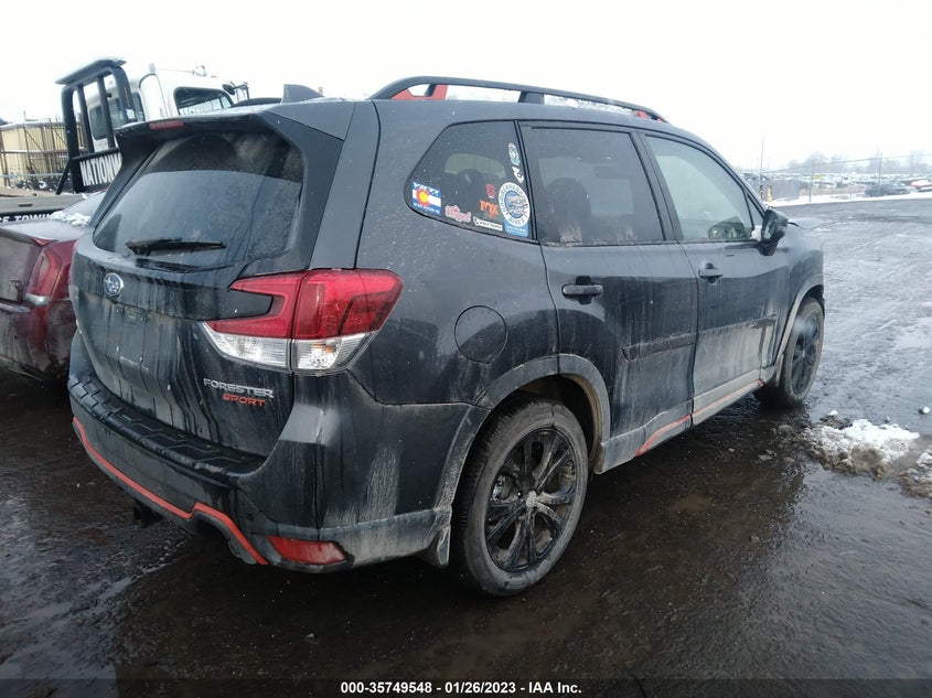 VIN JF2SKAJC7NH494210 2022 SUBARU FORESTER SPORT