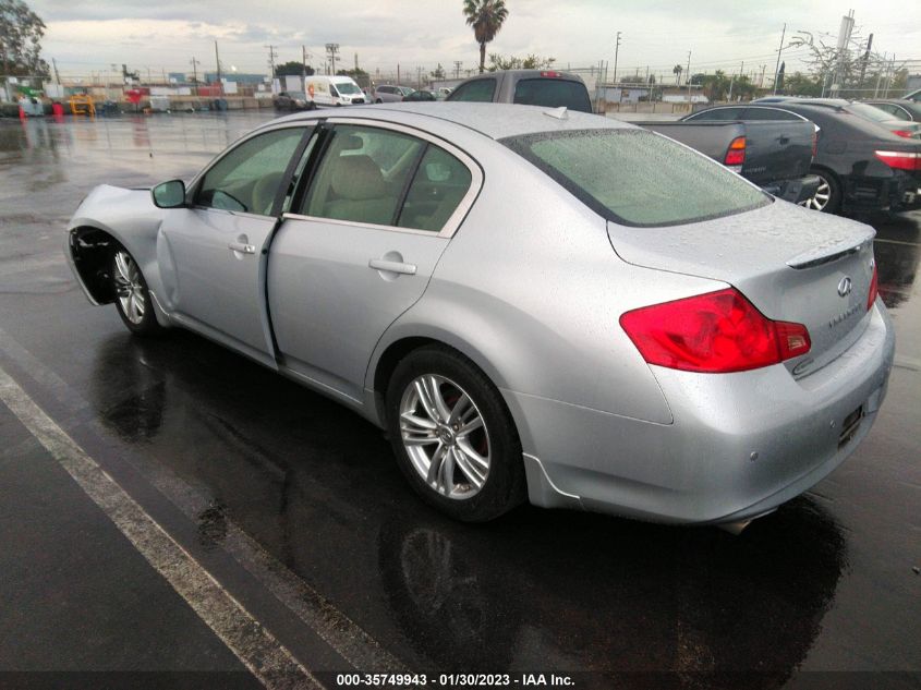 2013 INFINITI G37 SEDAN JOURNEY - JN1CV6AP4DM306584