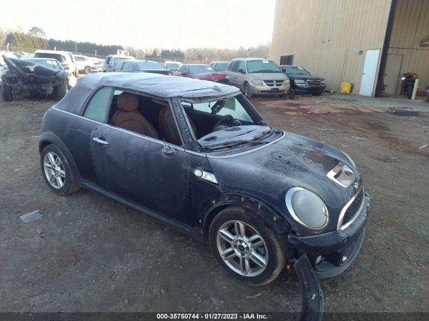 2013 MINI COOPER CONVERTIBLE S - WMWZP3C55DT298039