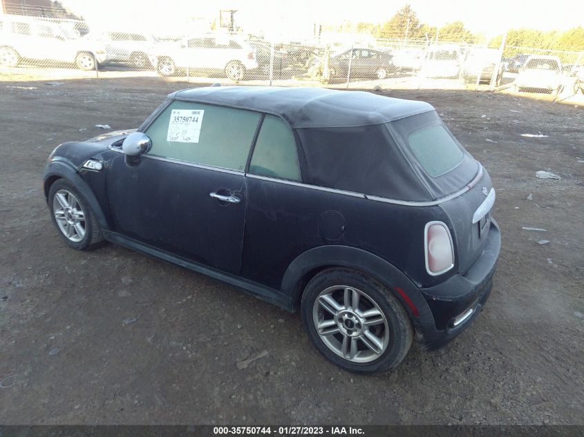 2013 MINI COOPER CONVERTIBLE S WMWZP3C55DT298039