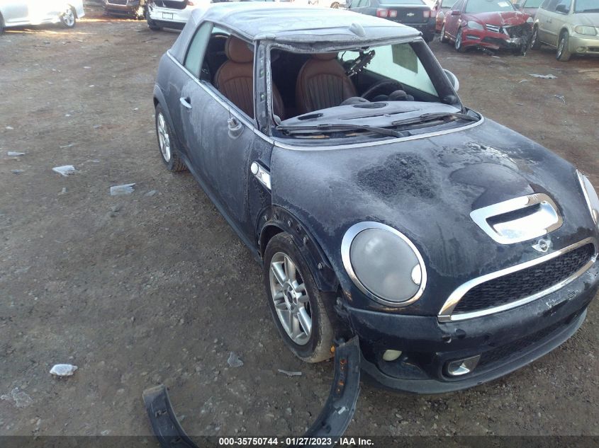 2013 MINI COOPER CONVERTIBLE S WMWZP3C55DT298039