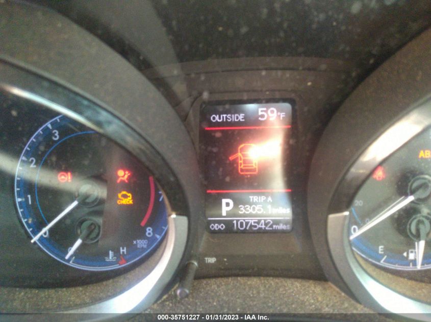 2014 TOYOTA COROLLA L/LE/S/S PLUS/LE PLUS - 5YFBURHE0EP063887