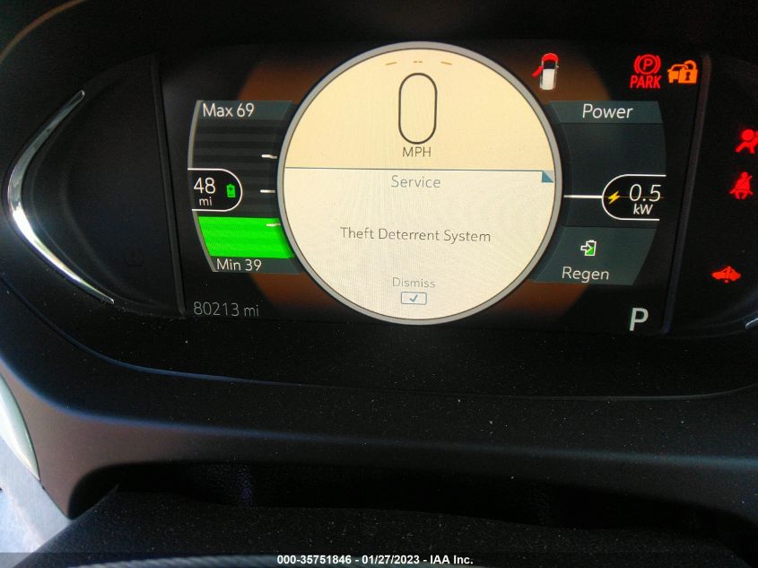 2017 CHEVROLET BOLT EV LT - 1G1FW6S04H4134869