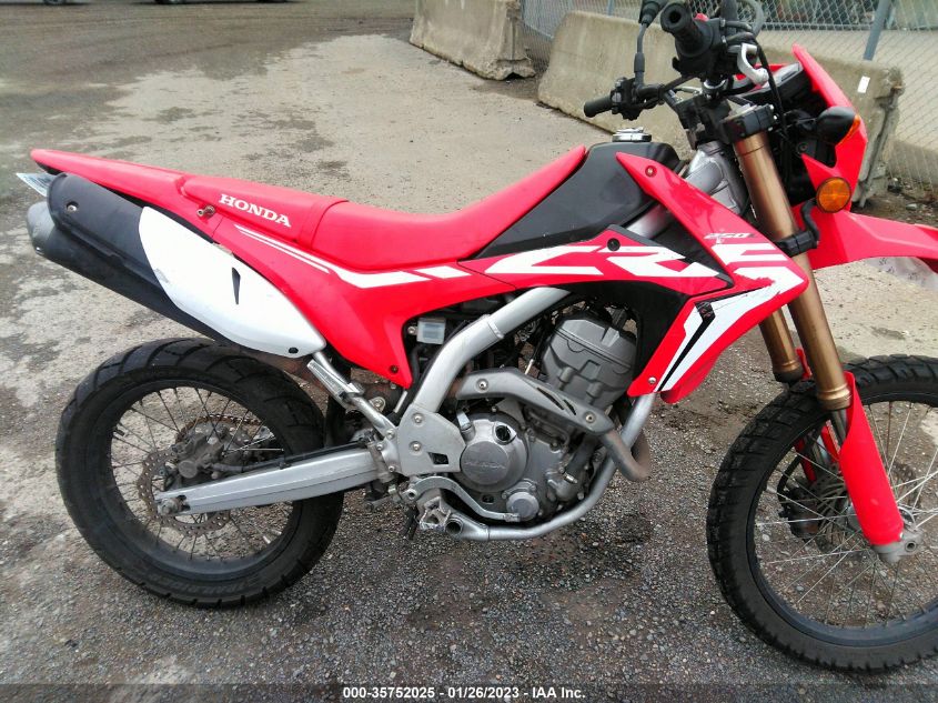 2019 HONDA CRF250 L MLHMD4416K5201341