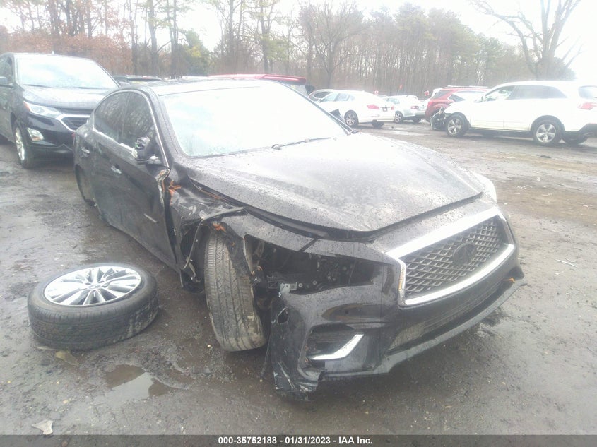 VIN JN1EV7AR1JM440934 2018 INFINITI Q50 3.0T LUXE