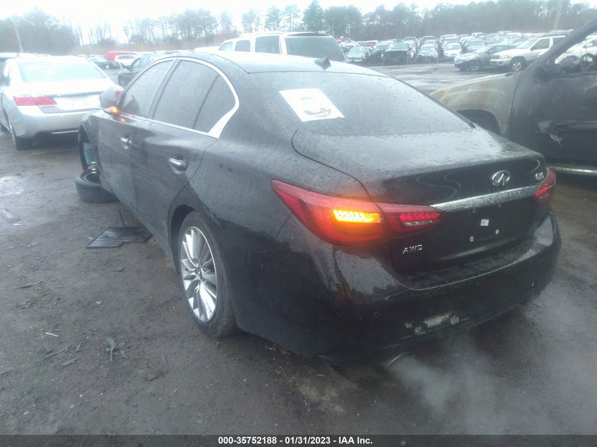 VIN JN1EV7AR1JM440934 2018 INFINITI Q50 3.0T LUXE