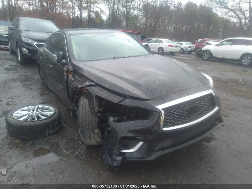 VIN JN1EV7AR1JM440934 2018 INFINITI Q50 3.0T LUXE