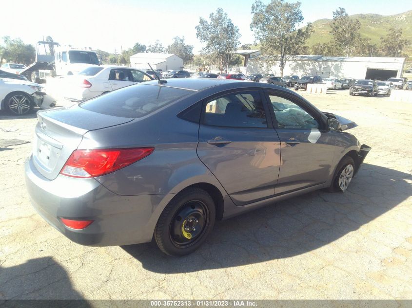 VIN KMHCT4AE7HU328327 2017 HYUNDAI ACCENT no.4