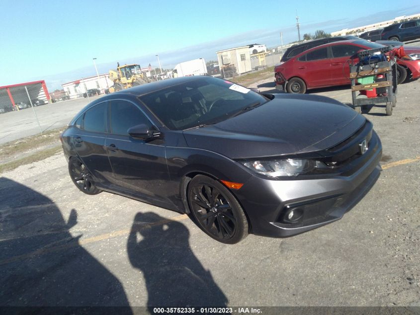 VIN 2HGFC2F84MH535040 2021 HONDA CIVIC SEDAN no.1