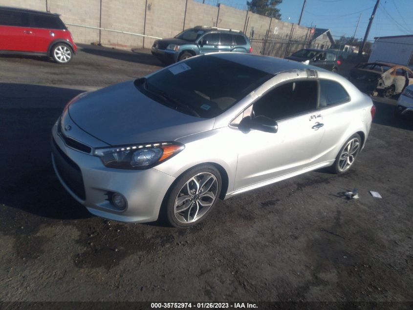 2014 KIA FORTE KOUP SX KNAFZ6A38E5195901
