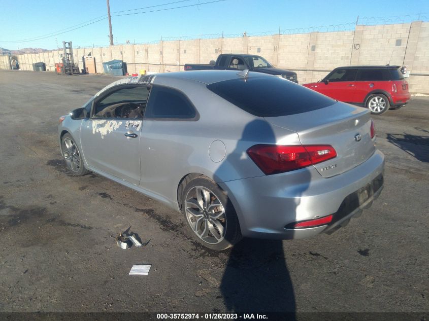 2014 KIA FORTE KOUP SX KNAFZ6A38E5195901