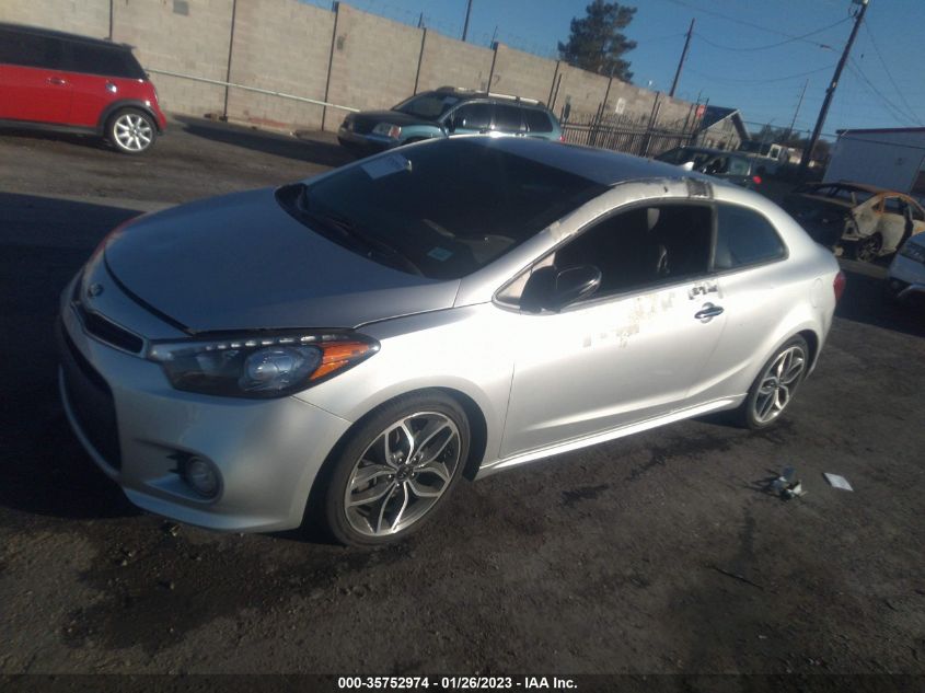 2014 KIA FORTE KOUP SX KNAFZ6A38E5195901