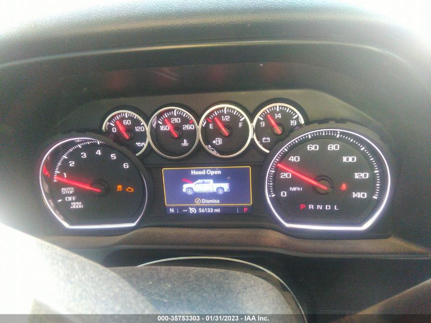 2019 CHEVROLET SILVERADO 1500 RST - 1GCPWDEDXKZ169621