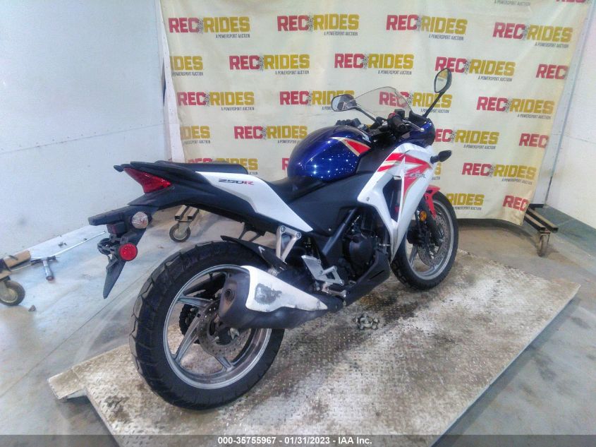2012 HONDA CBR250 R MLHMC4102C5200980