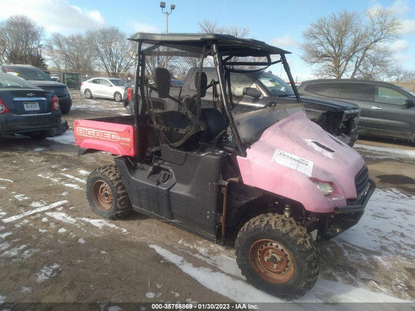 2009 HONDA MUV700 3H1VE01009D000852