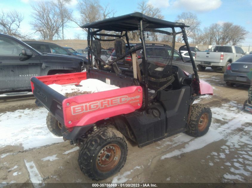 2009 HONDA MUV700 3H1VE01009D000852