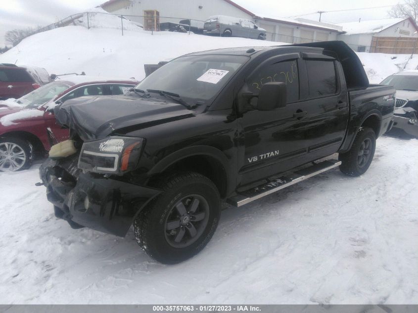 2013 NISSAN TITAN S/SV/PRO-4X/SL - 1N6AA0EC1DN314864