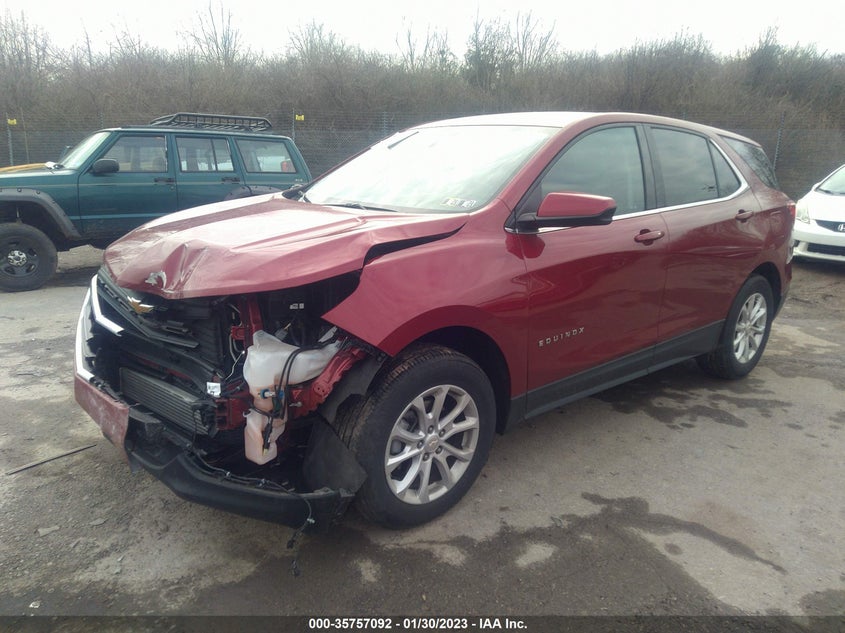 VIN 3GNAXUEV6LS637586 2020 CHEVROLET EQUINOX LT