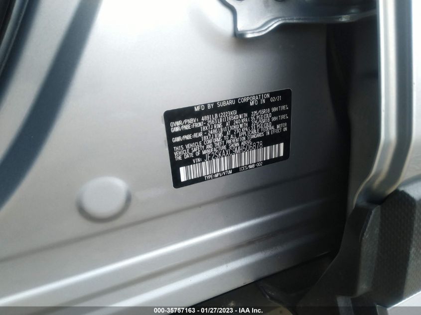 2021 SUBARU FORESTER TOURING - JF2SKAXC9MH506878