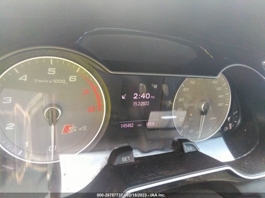2014 AUDI S4 PREMIUM PLUS WAUBGAFL2EA015514