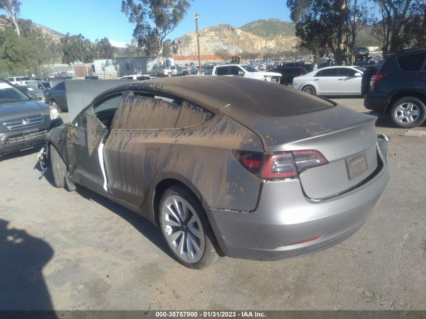 2022 TESLA MODEL 3 LONG RANGE - 5YJ3E1EBXNF194365