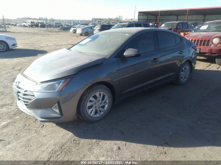 2019 HYUNDAI ELANTRA SE 5NPD74LF0KH493317