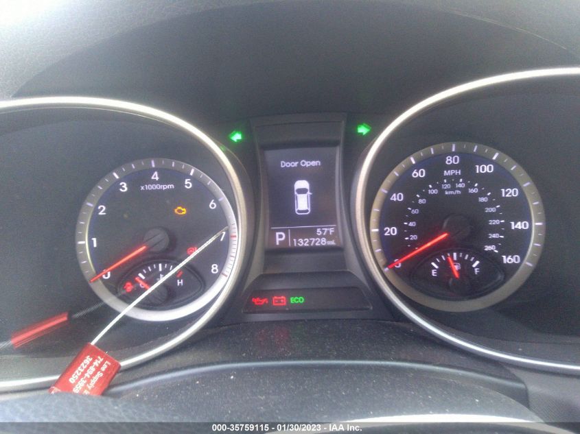 2014 HYUNDAI SANTA FE GLS - KM8SM4HF7EU046580
