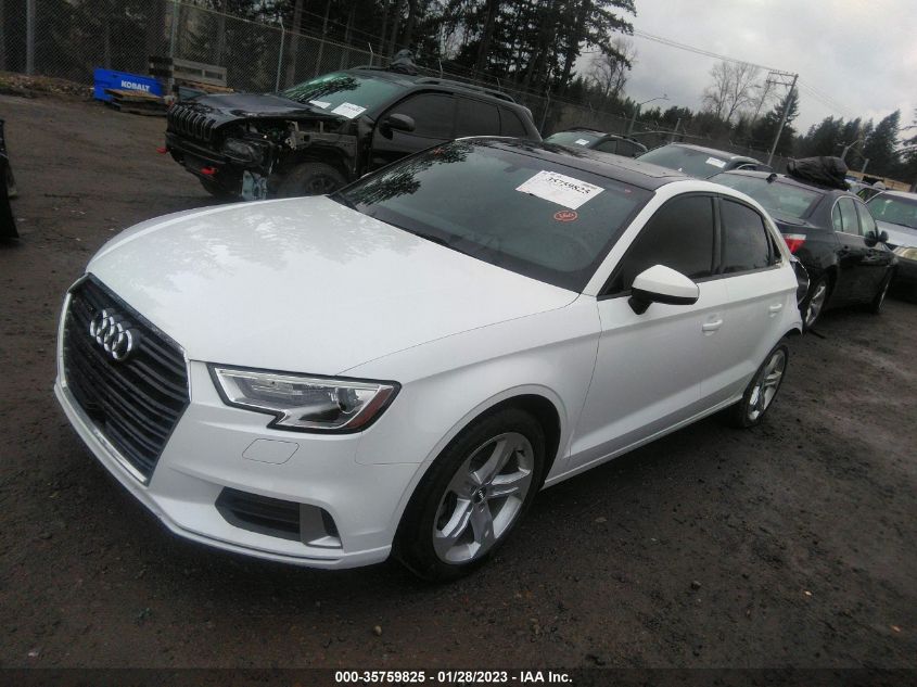 2017 AUDI A3 SEDAN PREMIUM - WAUB8GFF1H1011517