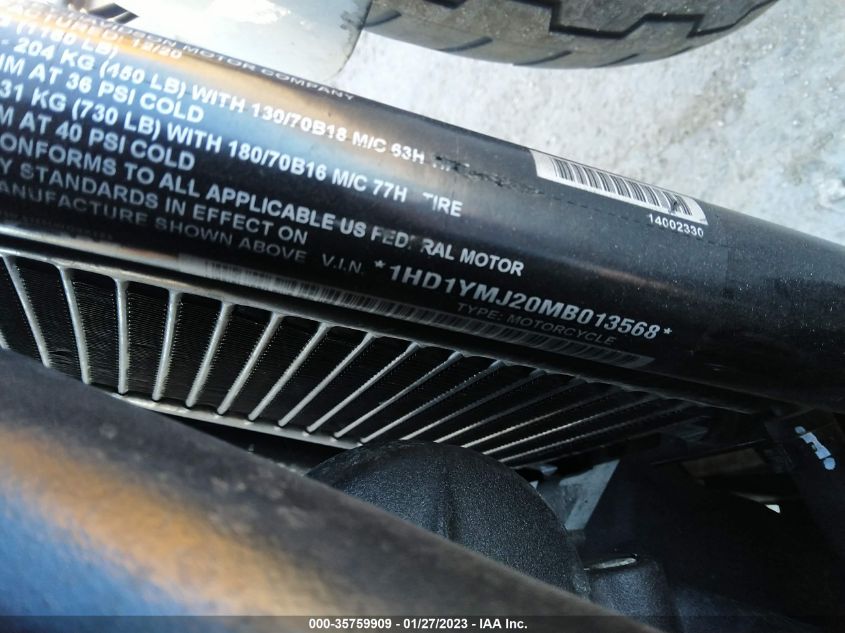 2021 HARLEY-DAVIDSON FLSB 1HD1YMJ20MB013568