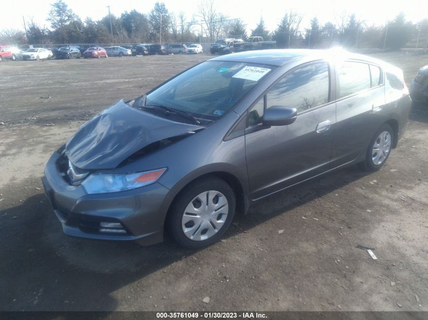 2013 HONDA INSIGHT JHMZE2H3XDS000809
