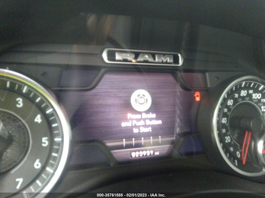 VIN 1C6RRFFGXMN586629 2021 RAM 1500 BIG HORN