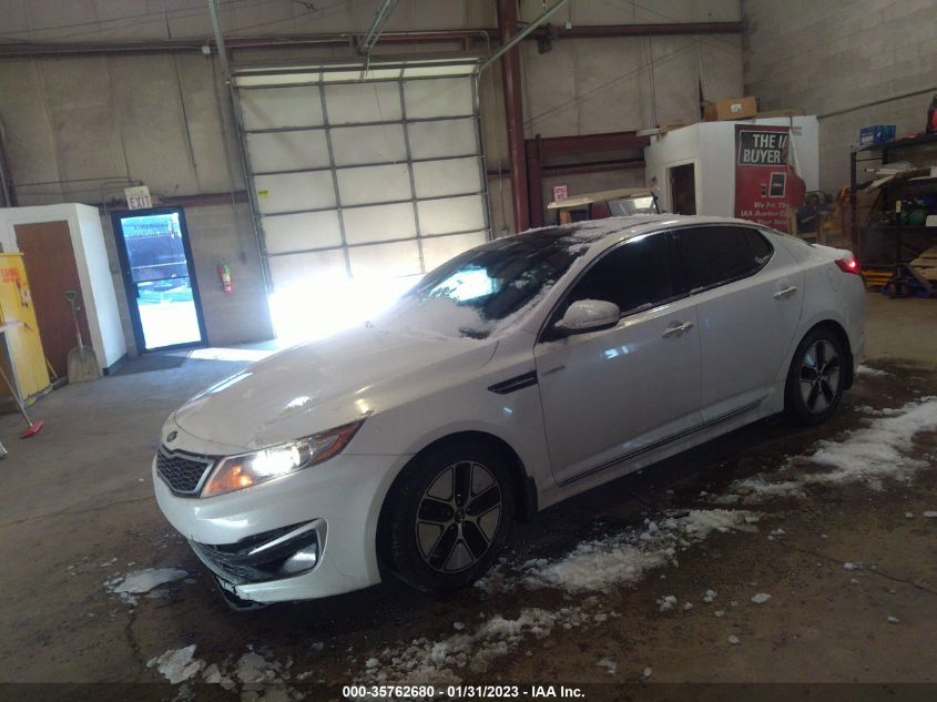 2013 KIA OPTIMA HYBRID EX KNAGM4AD8D5057760