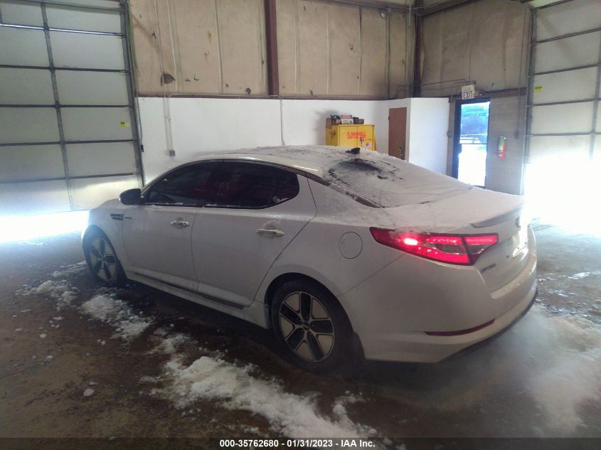 2013 KIA OPTIMA HYBRID EX KNAGM4AD8D5057760