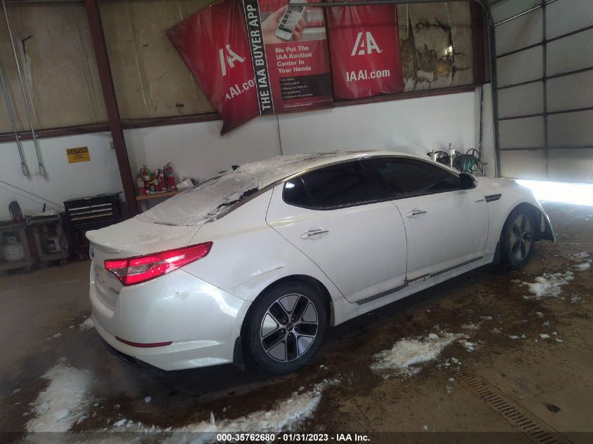 2013 KIA OPTIMA HYBRID EX KNAGM4AD8D5057760