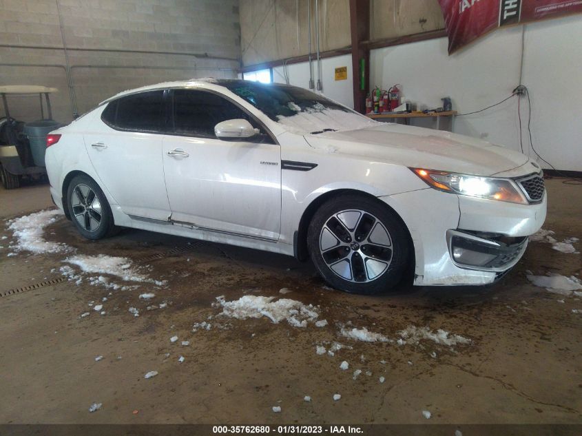 2013 KIA OPTIMA HYBRID EX KNAGM4AD8D5057760
