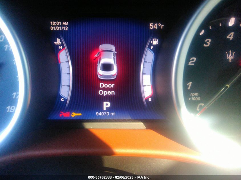 2014 MASERATI GHIBLI S Q4 ZAM57RTA2E1081350