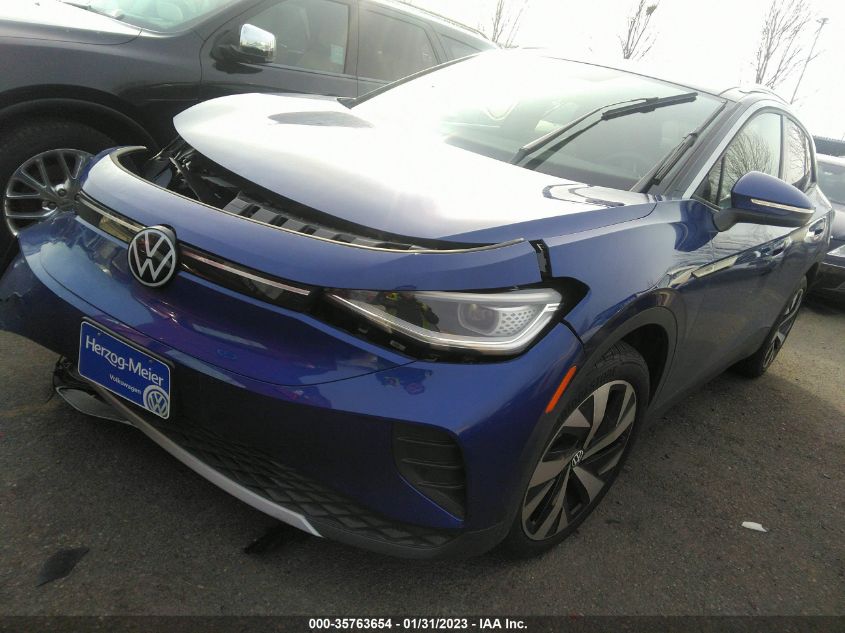 2022 VOLKSWAGEN ID.4 PRO S WVGKMPE25NP066201