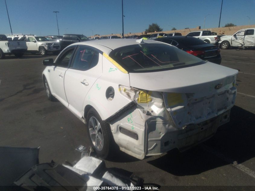 2015 KIA OPTIMA HYBRID KNAGM4ADXF5080363