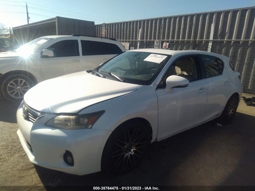 2013 LEXUS CT 200H HYBRID - JTHKD5BH3D2155454