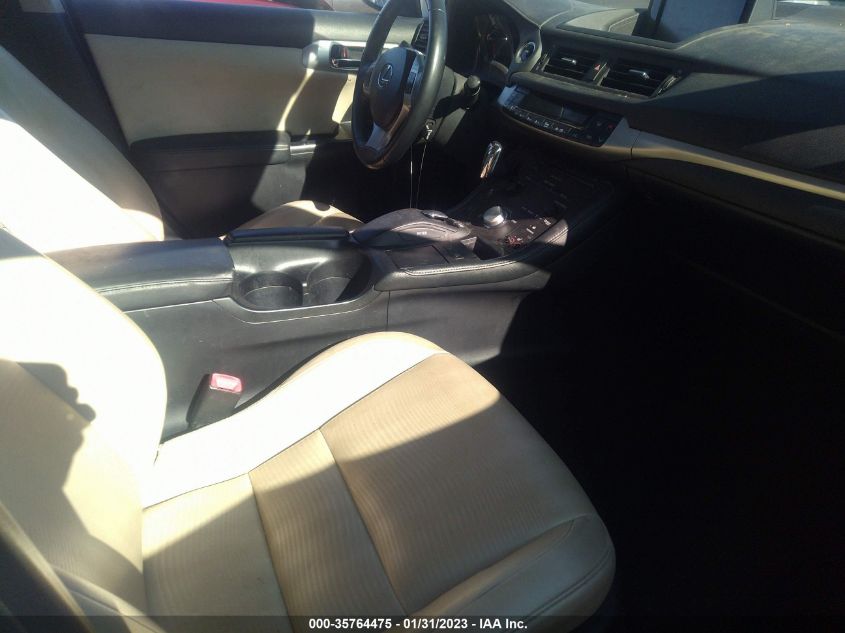 2013 LEXUS CT 200H HYBRID - JTHKD5BH3D2155454