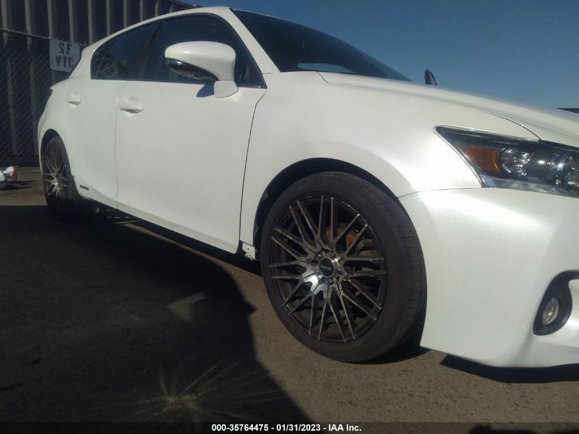 2013 LEXUS CT 200H HYBRID - JTHKD5BH3D2155454