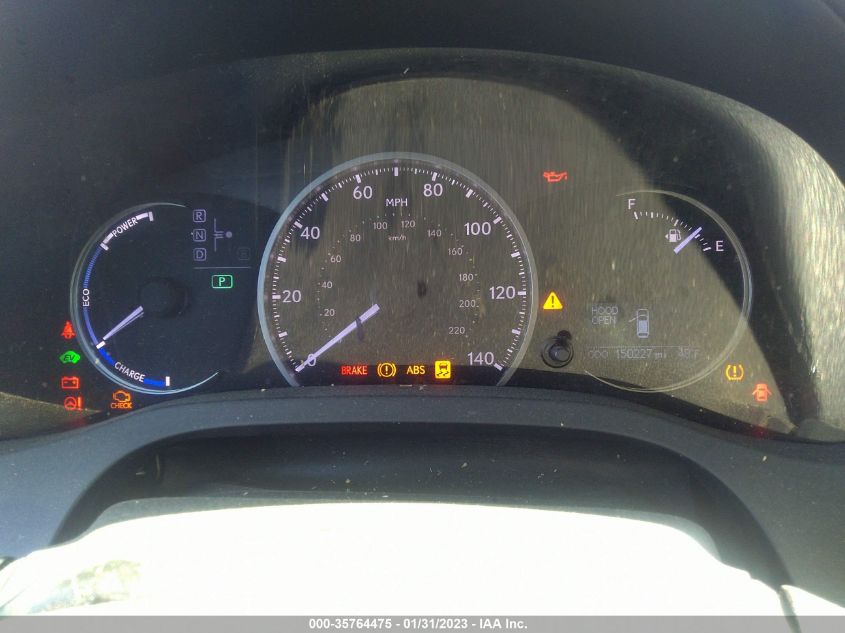 2013 LEXUS CT 200H HYBRID - JTHKD5BH3D2155454