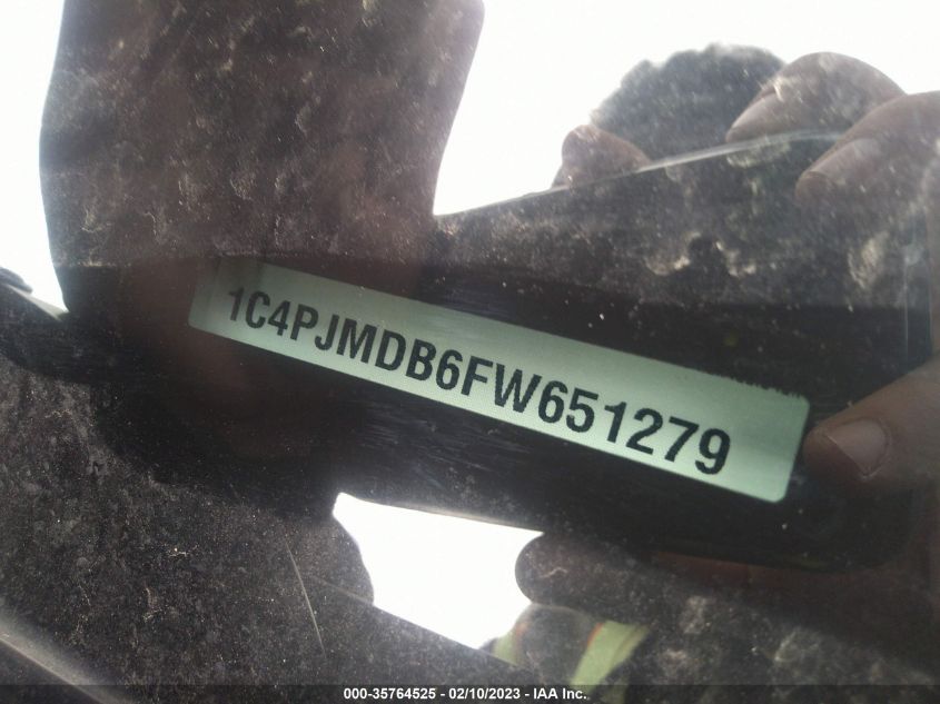 2015 JEEP CHEROKEE LIMITED - 1C4PJMDB6FW651279